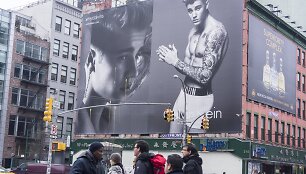 Justinas Bieberis &bdquo;Calvin Klein&ldquo; reklamoje