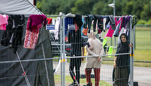 Migrantai Druskininkų užkardoje