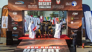 Rokas Baciuška „Abu Dhabi Desert Challenge“ prologe