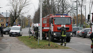 Gaisras Aukštaičių gatvėje