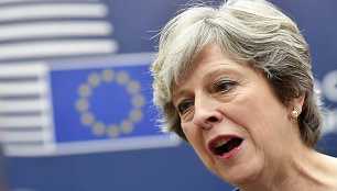 Theresa May ES viršūnių susitikime