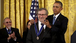 Stevenas Spielbergas ir Barackas Obama