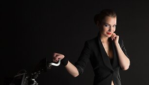 Motociklininkė Aldona Juozaitytė (Pieva)