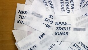 Festivalis &bdquo;Nepatogus kinas&ldquo; pristato pirmą pasaulyje suvalgomą kino akreditaciją