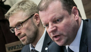 Linas Kukuraitis ir Saulius Skvernelis