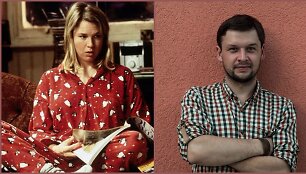 Fotokoliažas / Kadras i&scaron; filmo &bdquo;Bridžitos Džouns dienora&scaron;tis&ldquo; (2001) / Ra&scaron;ytas Povilas &Scaron;klėrius (Aurimo Kurmio nuotr,)
