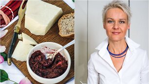 Nida Degutienė ir jos virtas rabarbarų čatnis