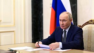 Vladimiras Putinas / Pavel Byrkin/Kremlin Pool / ZUMAPRESS.com