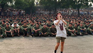 Tiananmenio aikštėje 1989 metais