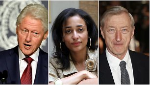 Billas Clintonas, Zadie Smith ir Julianas Barnesas