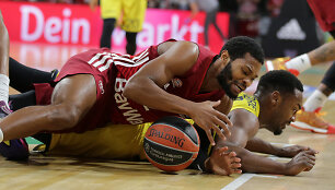 &bdquo;Bayern&ldquo; ir &bdquo;Fenerbahče&ldquo; rungtynių akimirka.