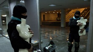 Ukrainos rūmų vidus po &scaron;turmo