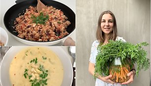 Simona mėgaujasi gamindama veganiškus patiekalus