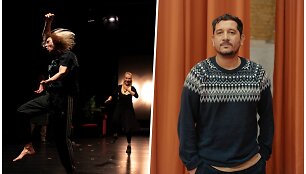 Spektaklio &bdquo;Geismas&ldquo; repeticija ir režisierius Marco Layera