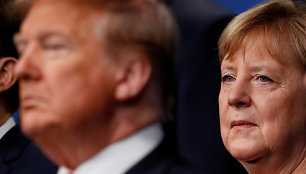 Donaldas Trumpas ir Angela Merkel