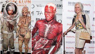 Įspūdingiausi supermodelio Heidi Klum kostiumai Helovino vakarėliui