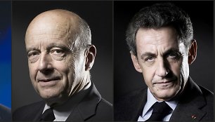 Francois Fillonas, Alainas Juppe ir Nicolas Sarkozy