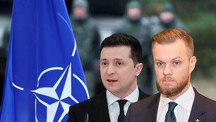 Gabrielius Landsbergis ir Volodymyras Zelenskis