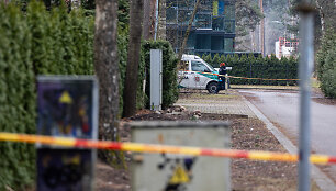 Prie Leonido Volkovo namų dirba policijos pareigūnai