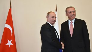 Vladimiro Putino ir Recepo Tayyipo Erdogano susitikimas