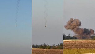 Krenta numu&scaron;tas &bdquo;Shahed&ldquo; dronas