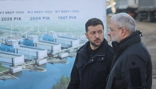 Volodymyras Zelenskis ir Hermanas Halu&scaron;čenka