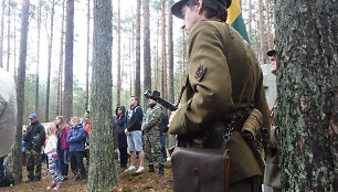 Lietuvos partizanų pagerbimo žygis Varėnos-Merkinės mi&scaron;kais