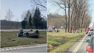 Vaizdai i&scaron; įvykio vietos