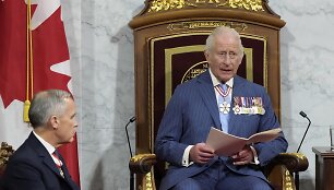 Karalius Karolis III Kanados parlamente