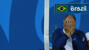 Brazilijos futbolo rinktinės treneris Luisas Felipe Scolari