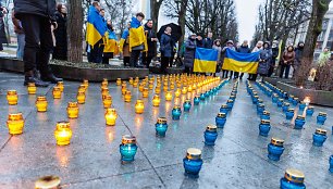 Akcija „Uždek žvakutę žuvusiems Ukrainos laisvės gynėjams“