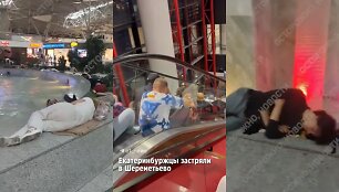 Chaosas Maskvos oro uostuose