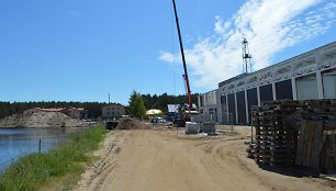 Šventosios uoste šiuo metu intensyviai ruošiama infrastruktūra žvejams.