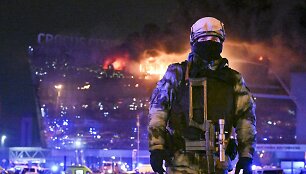 Teroro i&scaron;puolis Maskvoje / Dmitry Serebryakov / AP