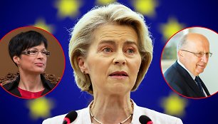 Marta Kos, Ursula von der Leyen ir Andrius Kubilius