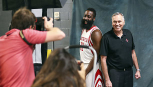 Jamesas Hardenas ir Mike'as D'Antoni