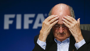 FIFA prezidentas Seppas Blatteris