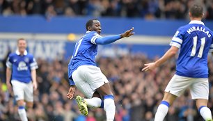 „Everton“ sugebėjo be vargo įveikti „Arsenal“ – vieną įvartį pelnė Romelas Lukaku