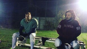 Dovydas Dubinka amerikieti&scaron;ko futbolo aprangą pirmą kartą užsivilko prie&scaron; trejus metus Turkijoje.