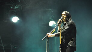 Grupė &bdquo;Placebo&ldquo; / Festivalis &bdquo;Positivus 2015&ldquo; / Pauliaus Krampo nuotr.