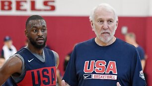 Greggas Popovichius ir Kemba Walkeris