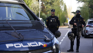 Ispanijos policija apsupo teritoriją aplink Ukrainos ambasadą Madride