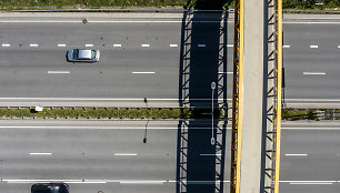 Vilniaus vakariniame aplinkkelyje nenaudojami viadukai