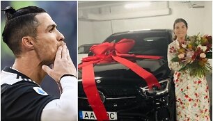 Cristiano Ronaldo motina dovanų gavo naują automobilį.