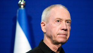 Izraelio gynybos ministras Yoavas Gallantas