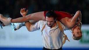 Tatjana Volosožar ir Maksimas Trankovas.