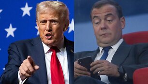 Donaldas Trumpas, Dmitrijus Medvedevas