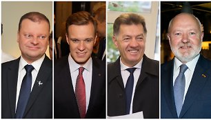 Saulius Skvernelis, Gabrielius Landsbergis, Algirdas Butkevičius, Eugenijus Gentvilas