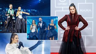 Jurga &Scaron;eduikytė ir M.A.M.A 2024 vedėjai