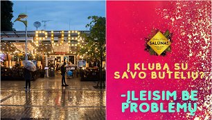 „Salūnas“, kuriam atimta prekybos alkoholiu licencija, sugalvojo įžūlią provokaciją.